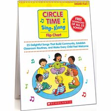 Flip Chart, 25 Sing Along Songs, PreK-1st, Multi