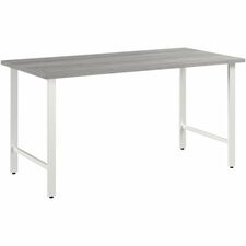 Computer Desk, 59.44"x29.37"x30", Platinum Gray