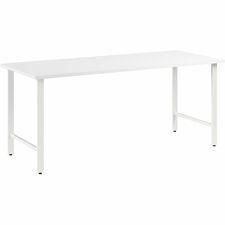 Computer Desk, 71"x29.37"x30", Pure White
