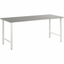 Computer Desk, 71"x29.37"x30", Platinum Gray