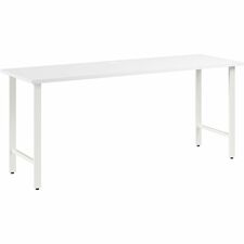 Computer Desk, 71"x23.34"x30", Pure White