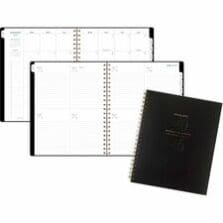 Planner, Weekly/Monthly, 12Mths, Jan-Dec, 8-1/2"x11"PgSz, BK