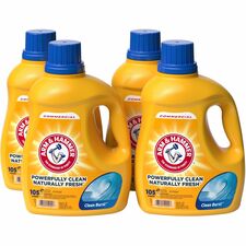 Laundry Detergent, Liquid, Clean Burst Scent, 105oz, 4/CT