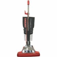 Vacuum, Upright, Dirt Cup, 50'Cord, 870W, 16" Path, BK/RD