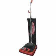 Vacuum, Upright, Economy, 5-amp, 12" Path, BK/RD