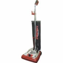 Vacuum, Upright, Ergo Handle, 870-Watt, 50'Cord, 12" Path, BK/RD
