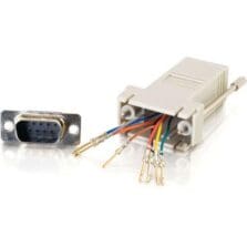 1 x RJ-45 Serial - 1 x 9-pin DB-9 Serial Male - Gray - 1 Each