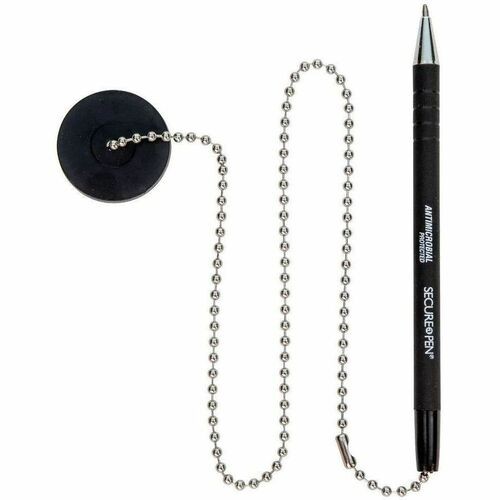 PenSecurityKit, w/Chain&CounterAttchmt, 1.0mm, Antimicrobial, BK
