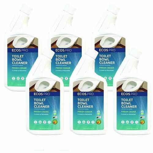 ToiletBowlCleaner, Cling, Gel, CedarOil&CitricAcid, f/Stain/MineralDeposit/Rust, PlantBased, 24oz, 6/CT, WE