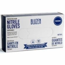 Gloves, Disposable, Powder-Free, Nitrile, Medium, 100/BX, BE