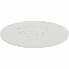 Tabletop,LLR61641 Base, Laminate, 36"Dia x 1"Thick, White