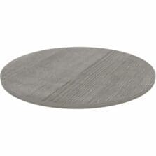 Tabletop,LLR61641 Base, Lam, 36"Dia x 1"Thick, Weathered CCL