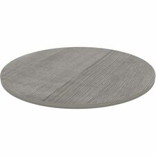 Tabletop, f/LLR61641 Base, Lam, 36"Dia x 1"Thick, Weathered CCL