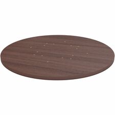 Tabletop, f/LLR61641 Base, Laminate, 36"Dia x 1"Thick, Espresso