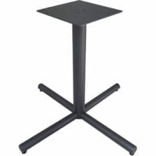 Base, X, Metal,Lorell 36"/42"Tops, 35-3/8"x35-3/8"x28-1/2", BK