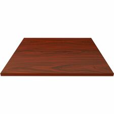 Tabletop, f/LLR61641 Base, Laminate, 36"x36"x1"Thick, Mahogany