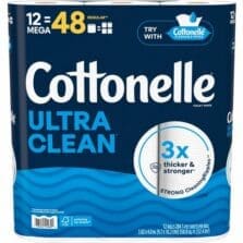 Toilet Paper, Ultra Clean, 1-Ply, Plant-Based, 12/PK, WE
