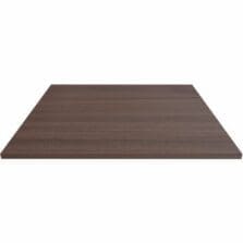 Tabletop,LLR87241 Base, Lam, 42"x42"x1"Thick, Espresso