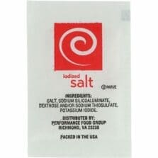 Salt, 0.5 grams, 1000/BG, 3BG/CT, WE