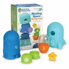 Rocket Set, Space Nesting, Number Recognition, 18 Mths, AST