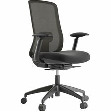 Task Chair, Mesh Back, 26.37"x25.59"x39.37"-43.11", Black
