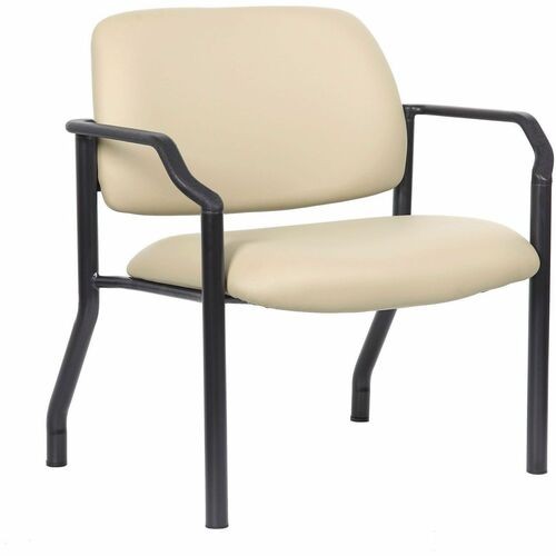 Guest Chair, w/Arms, Mid-Back, Vinyl, 32"x22"x32-1/2", BG