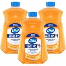 Hand Soap, Antibacterial, Liquid, Gold, 52oz, 3/CT, Orange
