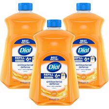Hand Soap, Antibacterial, Liquid, Gold, 52oz, 3/CT, Orange