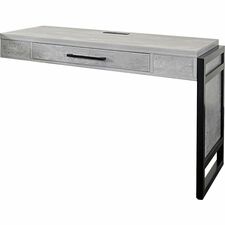 Return, f/OpenL, w/1Drawer/Outlets, 48"x21"x31", Concrete