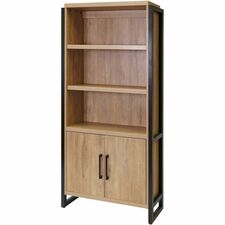Bookcase, LowerDoors, 36"x12"x78", Monarca