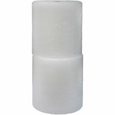Bubble Wrap, Multipurpose, 1/2" Bubble, 48"x250' Roll, Clear