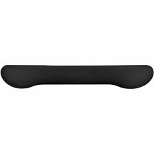 Wrist Rest, Gel, Fabric Cover, 18-1/2"x2-4/5"x4/5", Black
