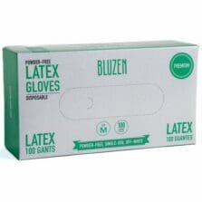 Gloves, Latex, Powder-Free, Medium, 100/BX, 10/CT, OFWE