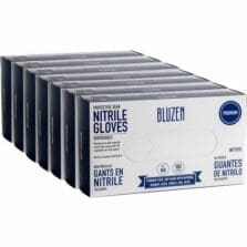 Gloves, Disposable, Powder-Free, Nitrile, Medium, 100/BX, 10/CT, BE