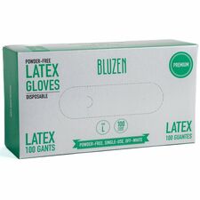 Gloves, Latex, Powder-Free, Large, 100/BX, 10/CT, OFWE