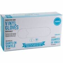 Gloves, Disposable, Vinyl, Large, 100/BX, 10/CT, CL