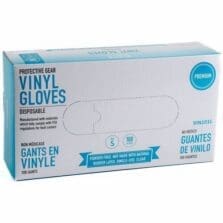 Gloves, Disposable, Vinyl, Small, 100/BX, 10/CT, CL