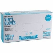 Gloves, Disposable, Vinyl, XLarge, 100/BX, 10/CT, CL