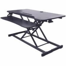 Desk Riser, w/Keyboard Tray, 43"x20-1/2"x21-3/10", BK