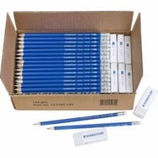 Pencil/Eraser Classpack, Norica, No. 2, Latex-Free, 144/BX