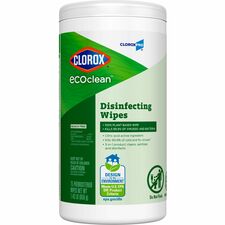 Wipes, Disifectant, EcoClean, 75/Canister, WE