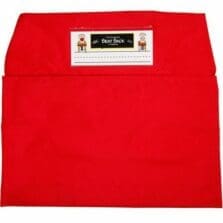 Chair Pocket, 1-Compartment, 11"-14"Wx2"D, 10/CT, Red