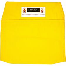 Chair Pocket, 1-Compartment, 14"-17"Wx2"D, 25/CT, Yellow
