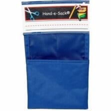 Pouch, Hand-e-Sack, Desk Storage, Adhesive, 100/CT, Blue
