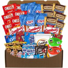 Snack Box, Party, Fruit Snacks/Candy/Crackers/Cookies, 45/CT
