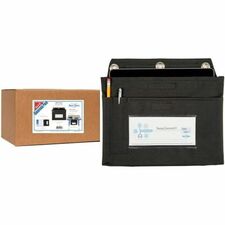 Pouch, f/Tablet, 3-Ring, Small, 11"x1"x9.5", 25/CT, Black