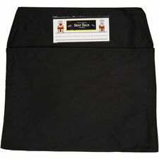 Chair Pocket, 1-Compartment, 16"-19"Wx2"D, 10/CT, Black