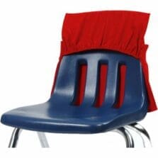 Chair Pocket, Elastic Back, 12"-17"Wx2"D, 25/CT, Red