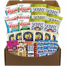 Snack Box, Gluten-Free, Popcorn/Trail Mix/Bars, 32/CT