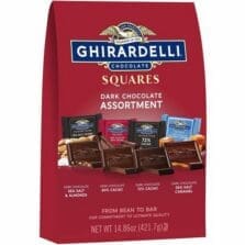 Candy, Ghirardelli Squares, Dark Chocolate, 14.86 oz Bag